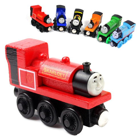 Magnetic Wooden Model Trains